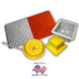 Soft Touch Single 15" Double First Base Premium Base Cover with all necessary hardware