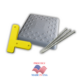 Soft Touch Single 15” Spiked Down Base Cover with Mounting Tee and Spikes