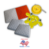 Soft Touch Set of 15" Convertible Base covers including double first base and all necessary hardware