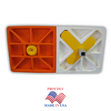 Soft Touch Single 15" Double First Base Convertible Base Cover with Tee, Disk, and Spike