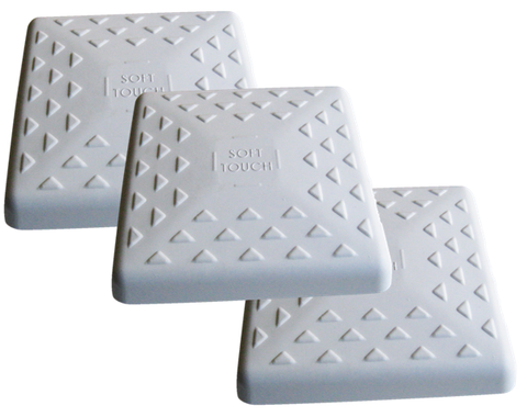 Soft Touch Set of 3, 15" Spike Down Bases (Covers Only)