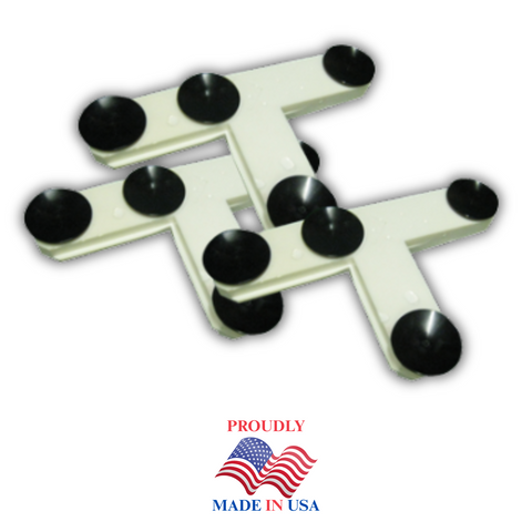 Soft Touch 3-Indoor Mounting Tees, No Friction Pads