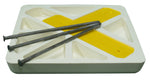Soft Touch Set of 15” Spike Down Base Covers including double first base and all necessary hardware