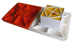 Soft Touch Set of 14" Premium Base Covers including double first base and all necessary hardware