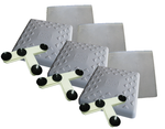 Soft Touch Set of 3, 15" Indoor Base Covers with Mounting Tees and Friction Pads