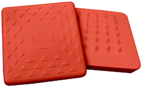 Soft Touch Single 15" Orange Lightweight Base for Turf